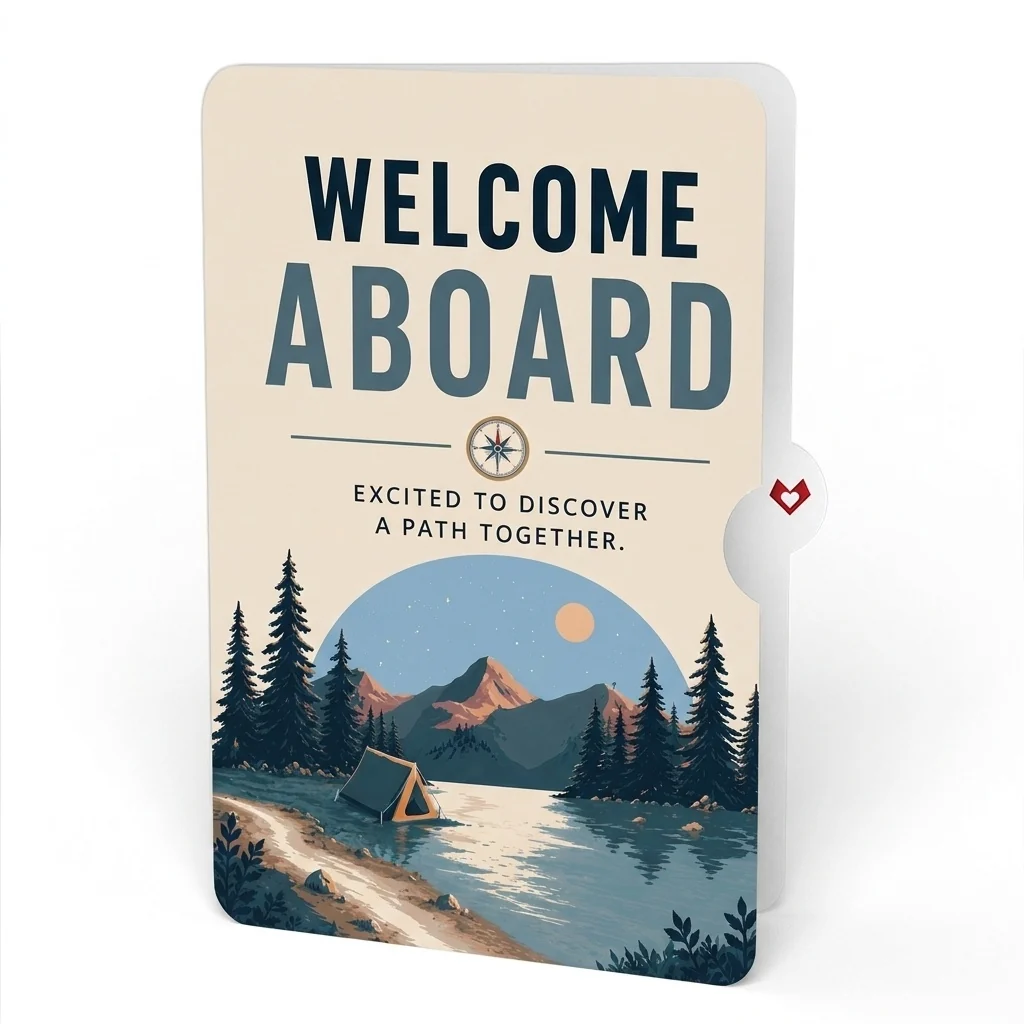 Lovepop Classic Compass Pop-Up Card and Welcome Aboard Sentiment Set - Image 4