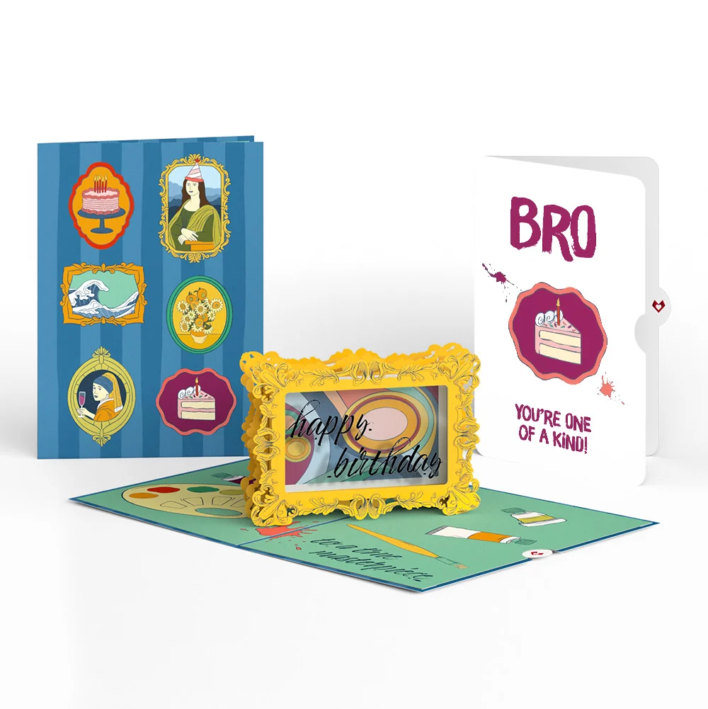 Lovepop Happy Birthday to a True Masterpiece Pop-Up Card and Sentiment Set for Brother