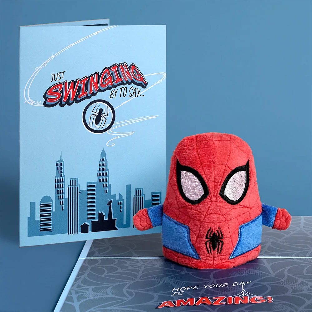 Lovepop Spider-Man 'Hope Your Day Is Amazing' Plushpop Card