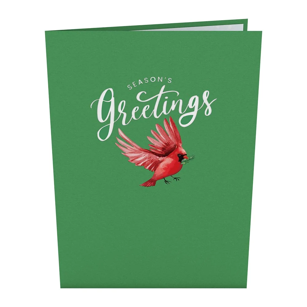 Lovepop Holiday Cardinal Birdhouse Pop-Up Card - Image 4