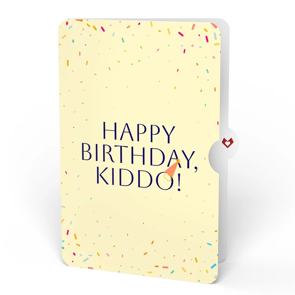 Lovepop Happy Birthday Confetti Cake Music and Lights Pop-Up Card and Sentiment Set for Kid Candle - Image 4