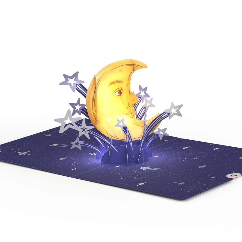 Lovepop Love You to the Moon and Back Light-Up Pop-Up Card - Image 4