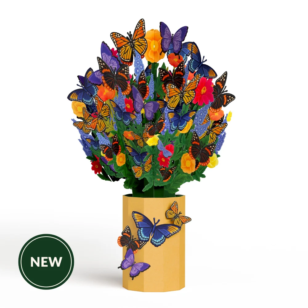 Lovepop Brilliant Butterfly Pop-Up Card and Bouquet Bundle - Image 5
