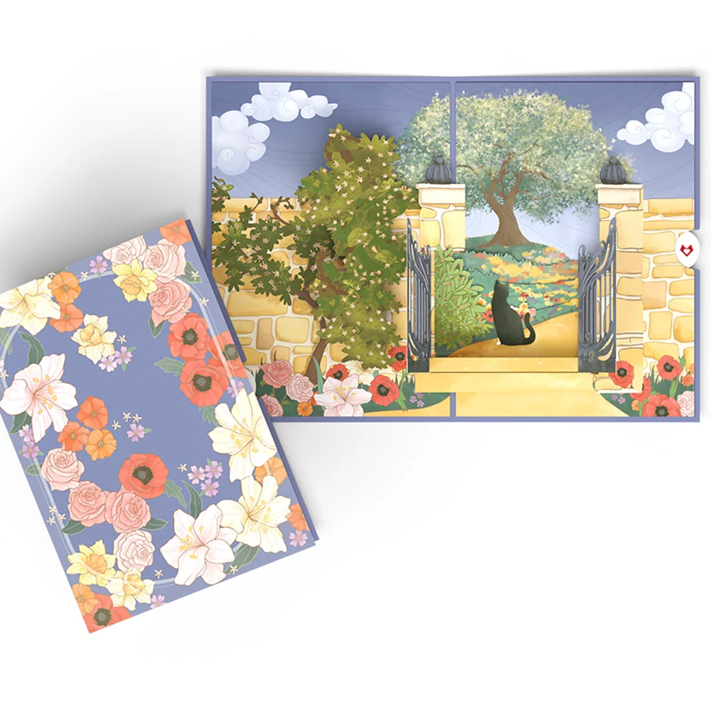 Lovepop Through the Garden Gate Pop-Up Card