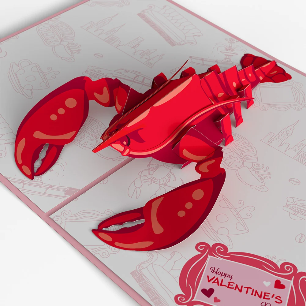 Lovepop Friends You're My Lobster Pop-Up Card - Image 2