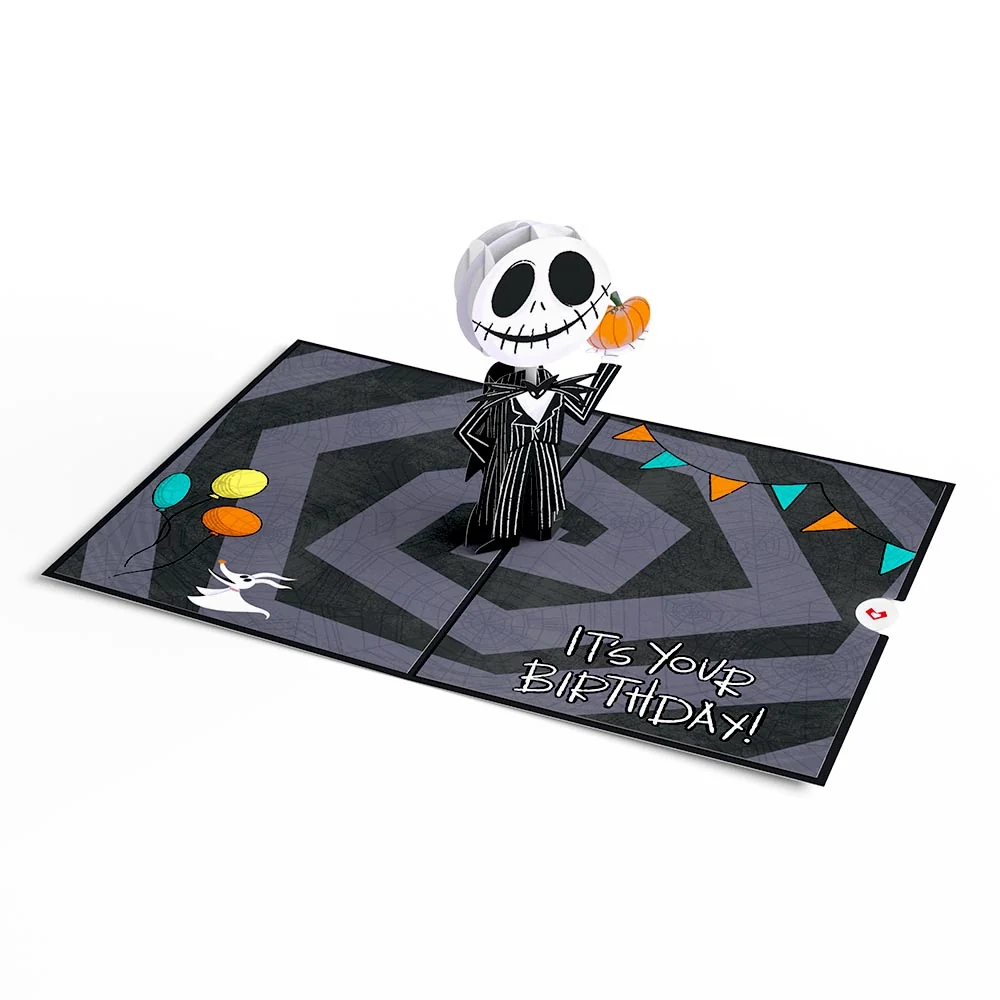 Lovepop Disney Tim Burton’s The Nightmare Before Christmas Birthday Pop-Up Card & Flower Buds Bouquet Bundle - Image 12