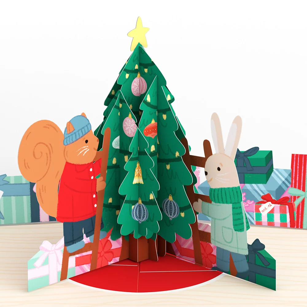 Lovepop Woodland Wonder Christmas Box Set (Assorted 12-pack): Paperpop Card - Image 6