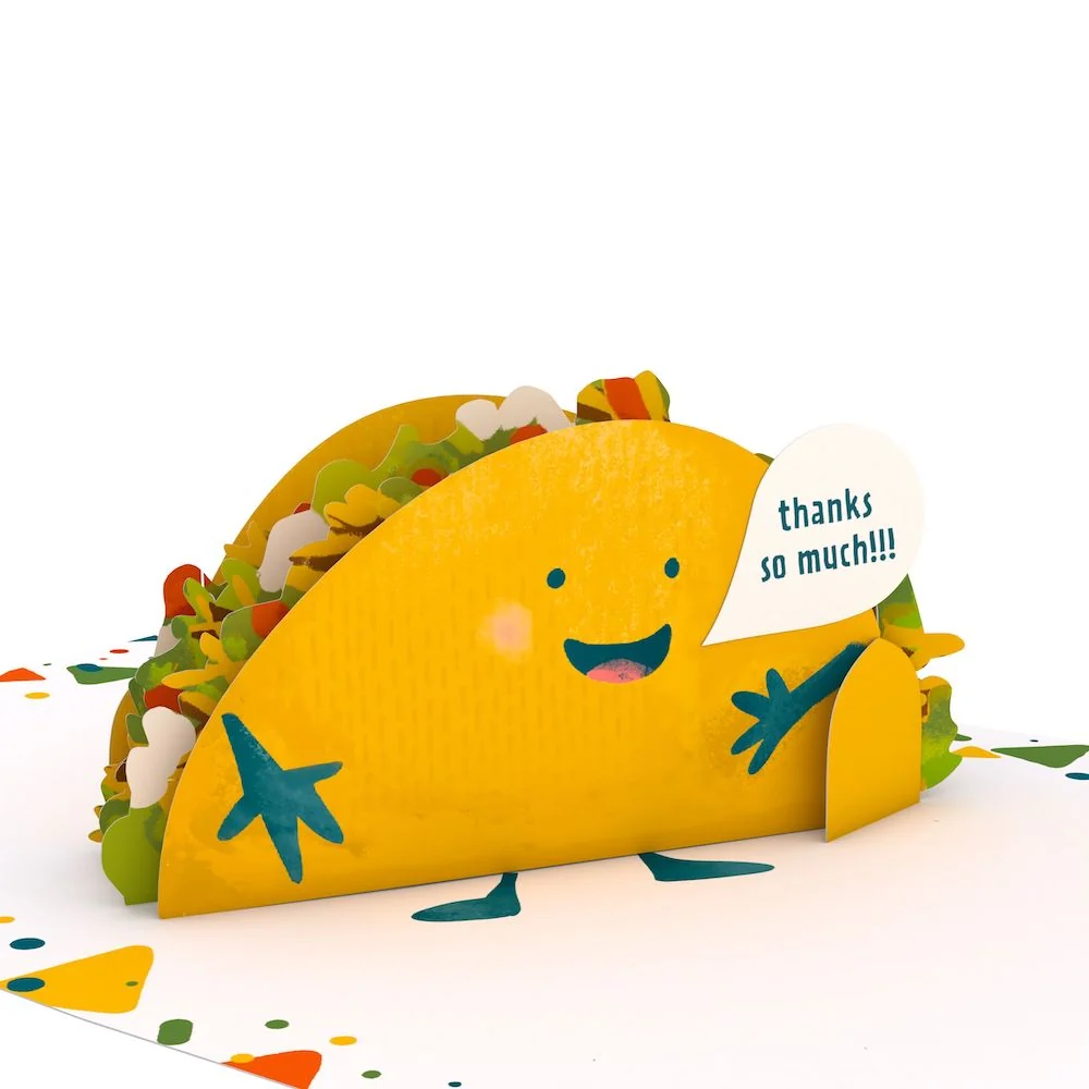 Lovepop Grateful Taco: Paperpop Card Scale - Image 2