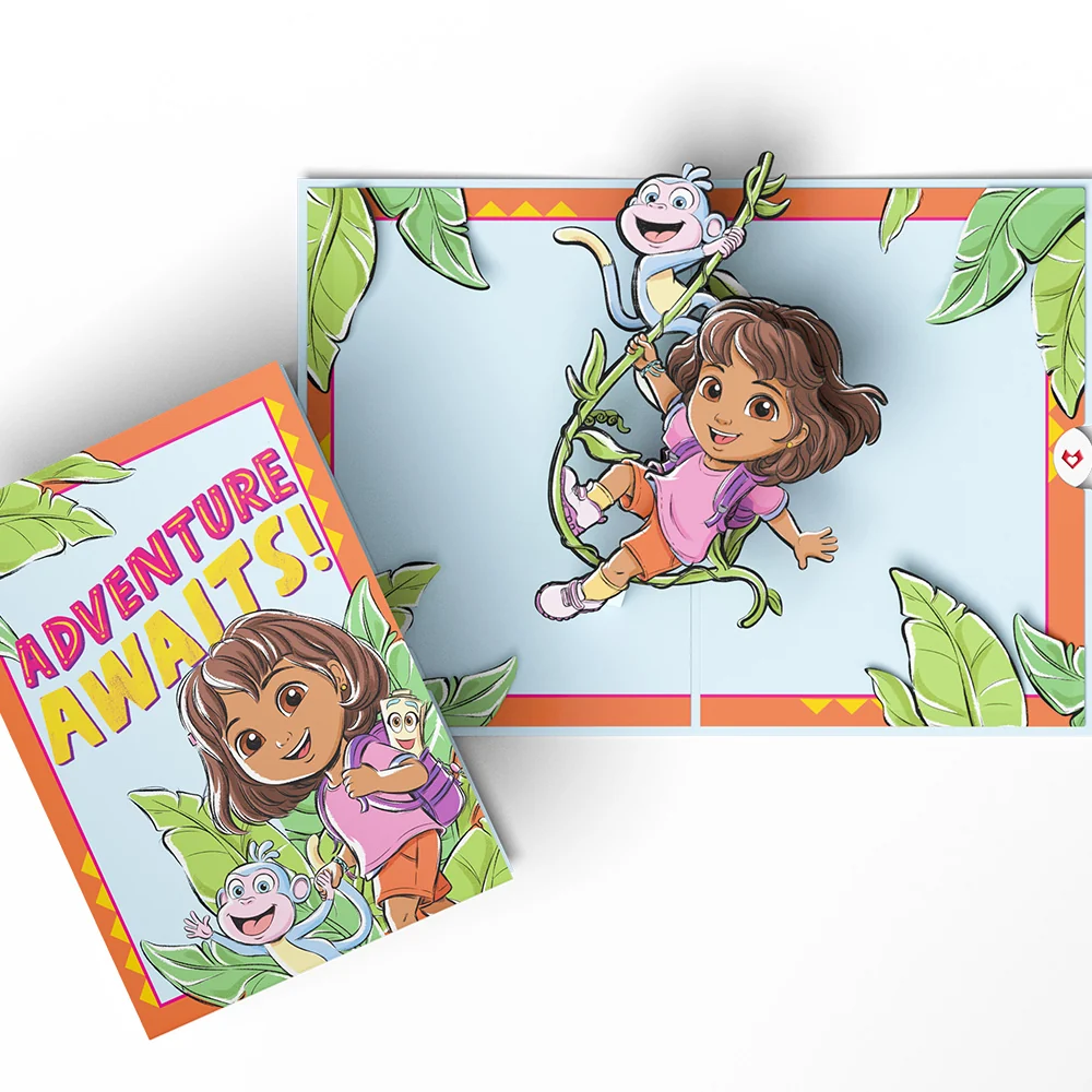 Lovepop Dora the Explorer Adventure Awaits Pop-Up Card