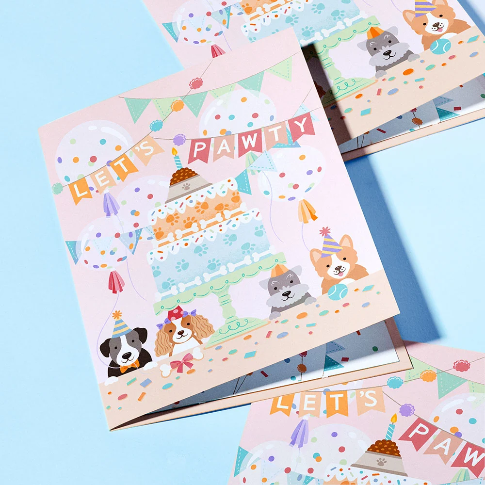 Lovepop 'Let's Pawty' Birthday Dog Plushpop Card - Image 5