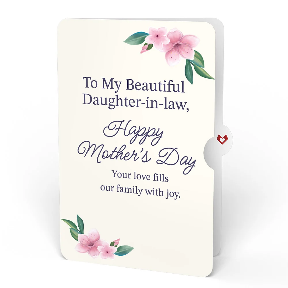 Lovepop Cherry Blossom Basket with Cardinals Mother's Day Pop-Up Card and Sentiment Set for Daughter-in-law - Image 4