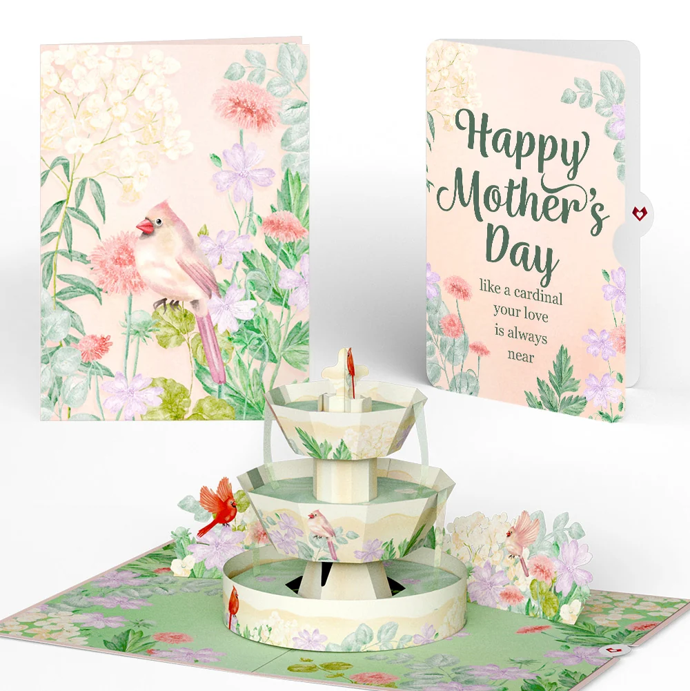 Lovepop Cardinals in the Garden Mother’s Day Pop-Up Card and Sentiment Set