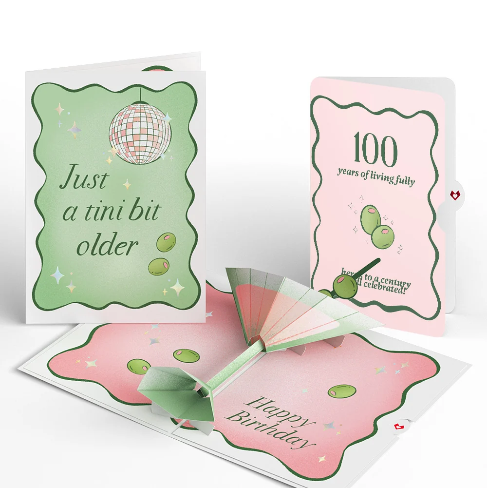 Lovepop Just a Tini Bit Older 100th Birthday Pop-Up Card and Sentiment Set