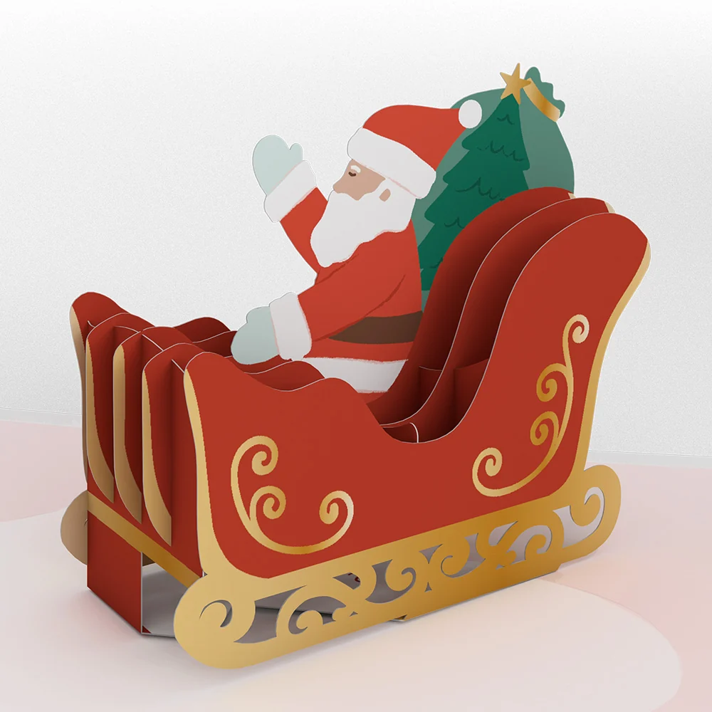 Lovepop Cheerful Christmas Box Set (Assorted 12-pack): Paperpop Card - Image 6