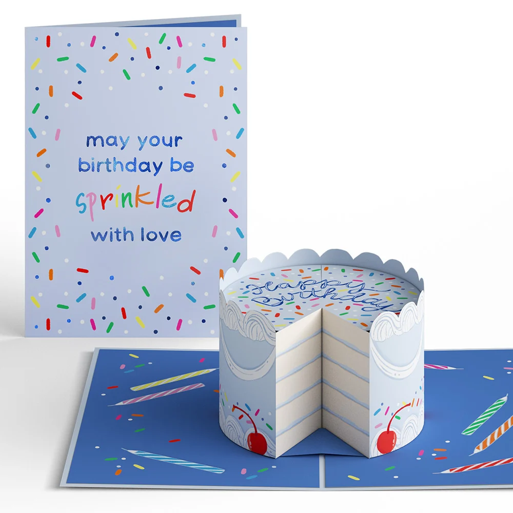 Lovepop Sprinkled with Love Birthday Cake Pop-Up Card