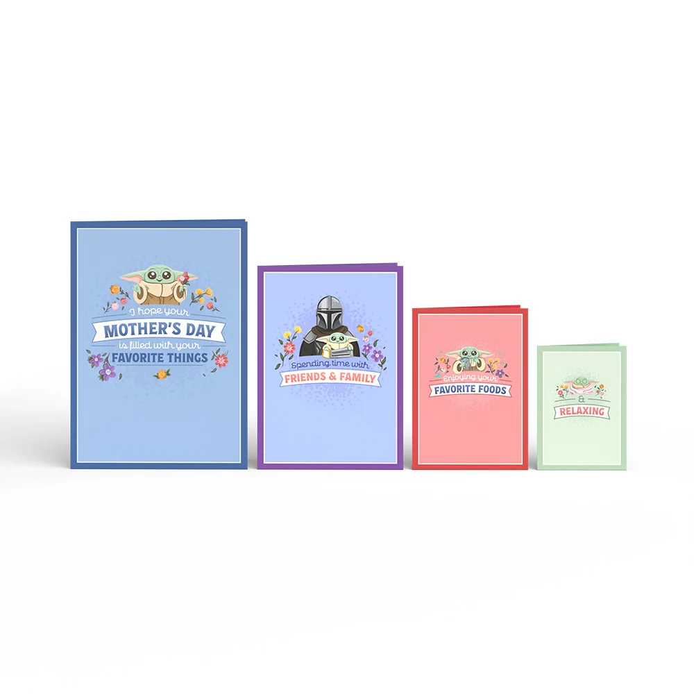 Lovepop Star Wars The Mandalorian Grogu Mother’s Day Favorite Things 4-in-1 Nesting Card - Image 3