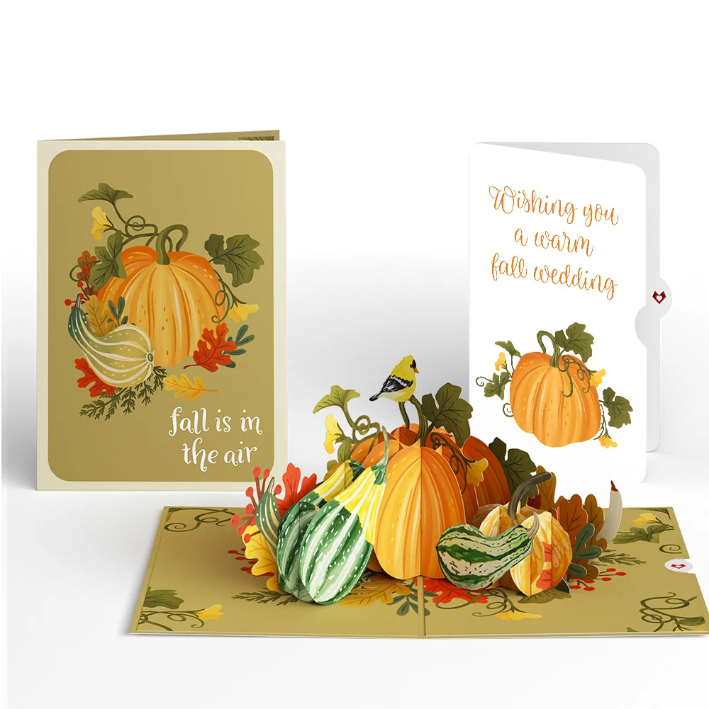 Lovepop Fall is in the Air Wedding Pop-Up Card and Sentiment Set