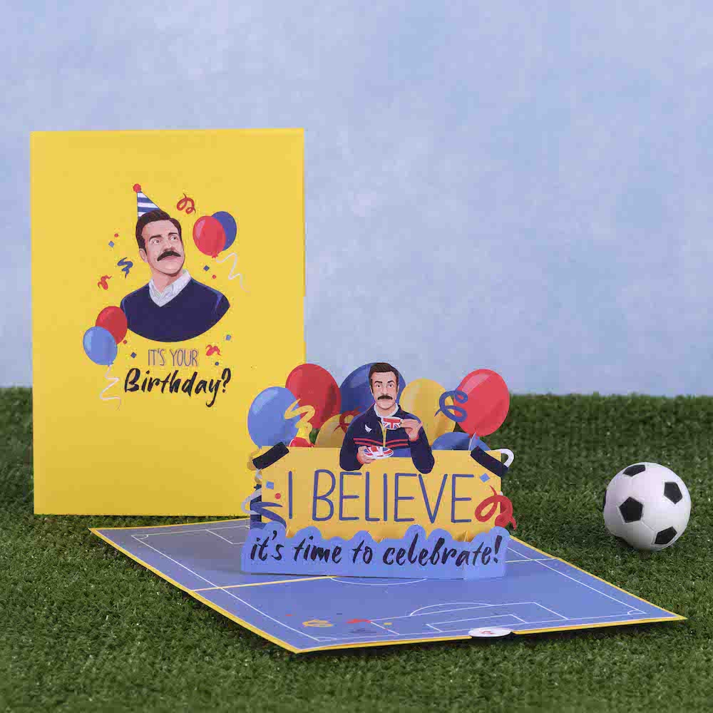Lovepop Ted Lasso I Believe Birthday Pop-Up Card