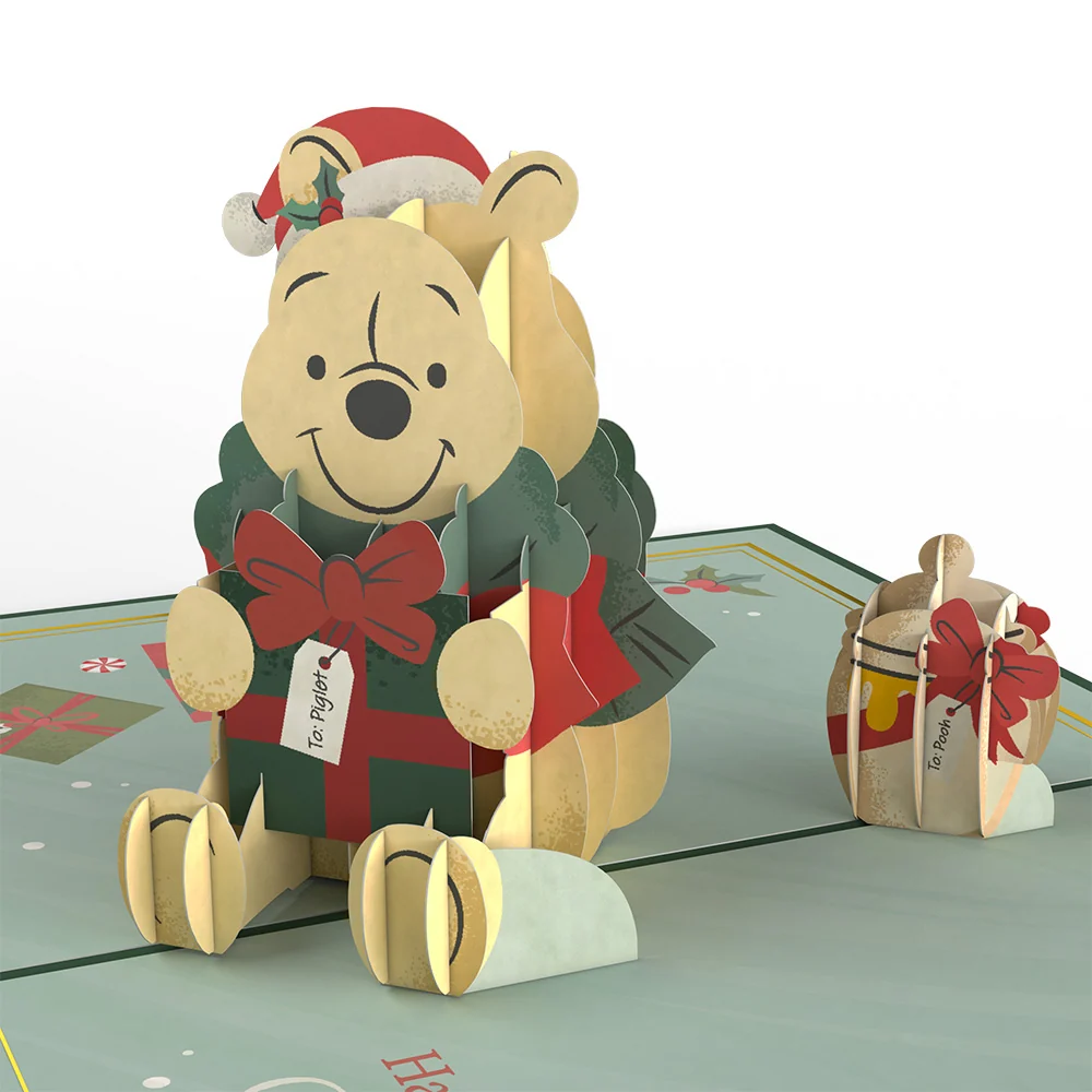 Lovepop Disney's Winnie the Pooh Merry & Bright Christmas Pop-Up Card - Image 5