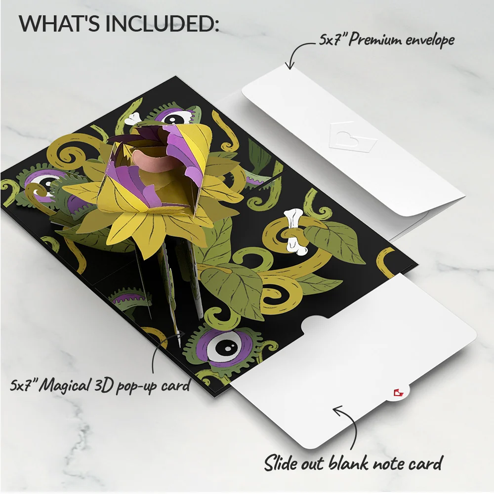 Lovepop Creepiest Greetings Halloween Venus Flytrap Pop-Up Card - Image 6