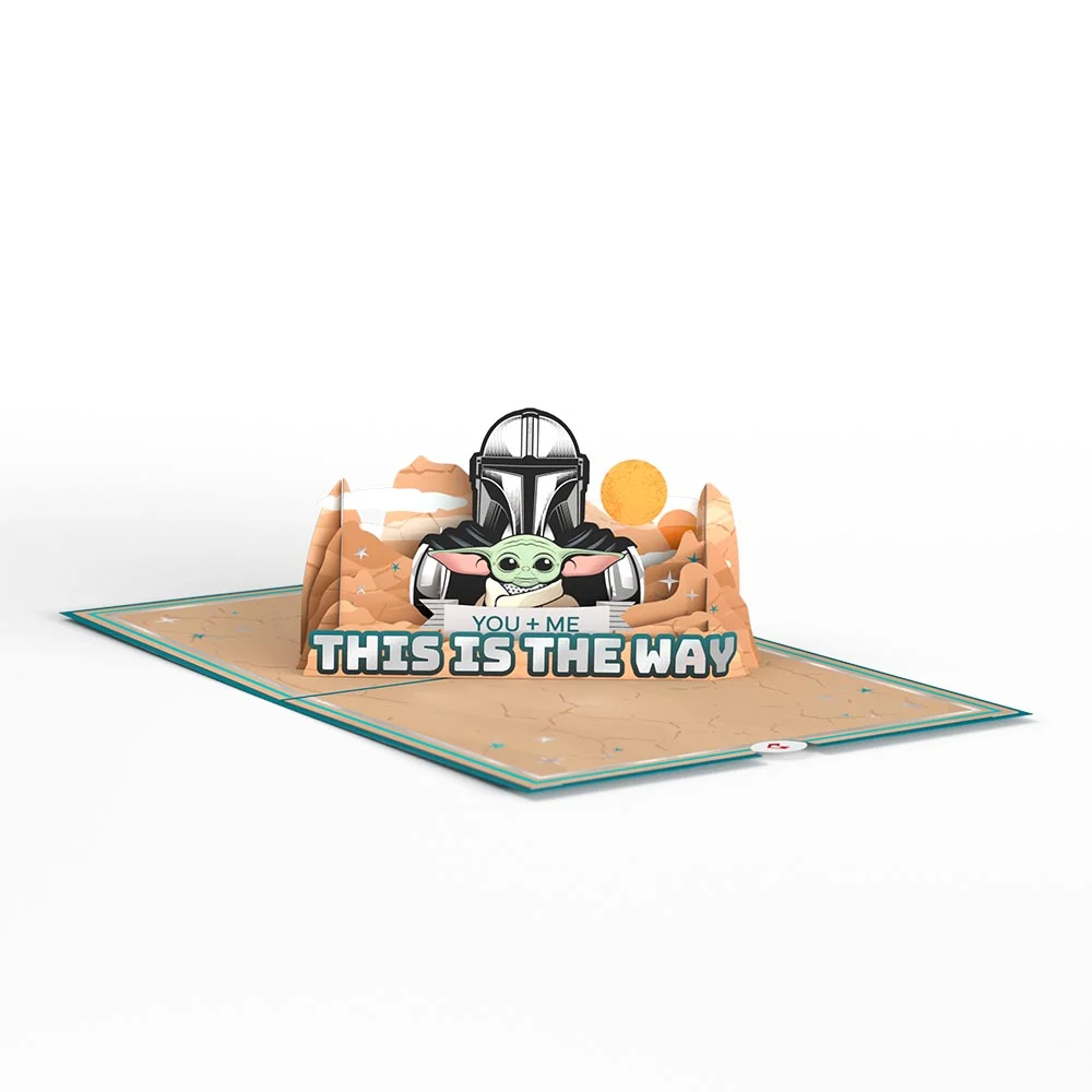 Lovepop Star Wars The Mandalorian You + Me Pop-Up Card - Image 3