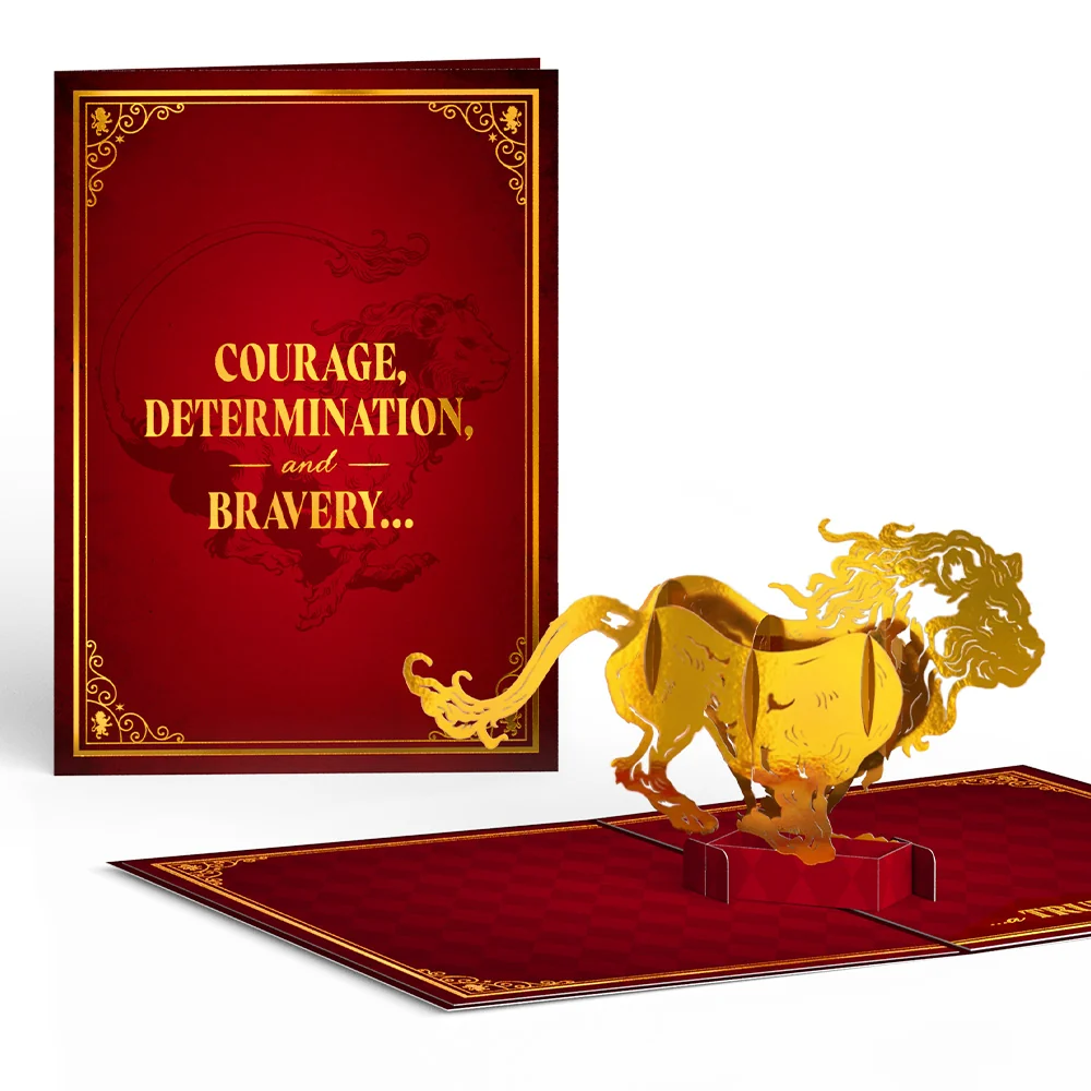 Lovepop Harry Potter Gryffindor House Pride Pop-Up Card