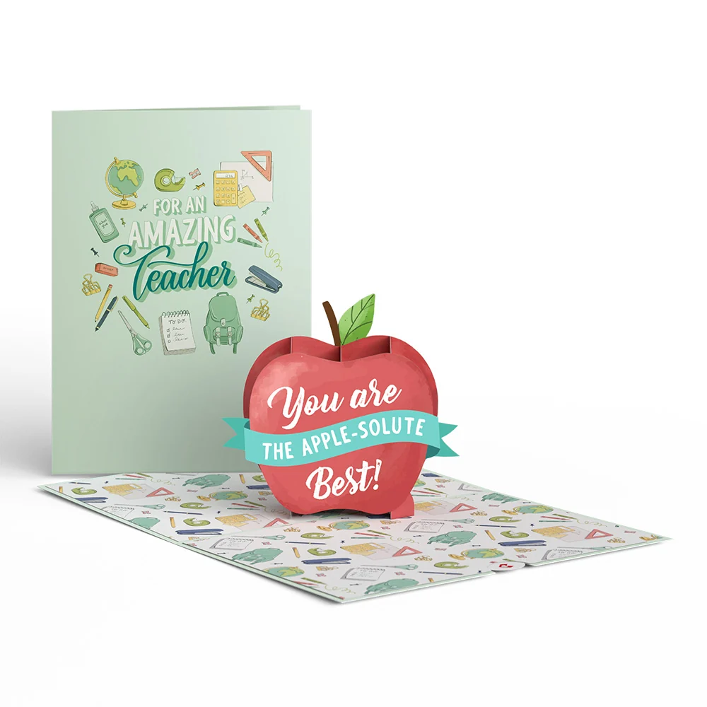 Lovepop Amazing Teacher Apple Pop-Up Card