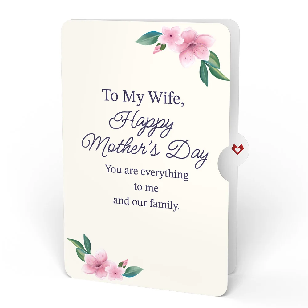 Lovepop Hydrangea Mother's Day Bouquet and Sentiment Set for Wife Vase - Image 4