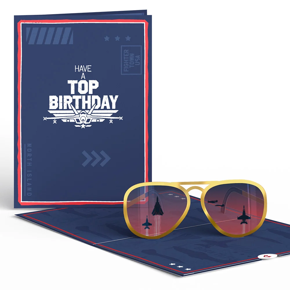 Lovepop Top Gun: Maverick Have a Top Birthday Pop-Up Card