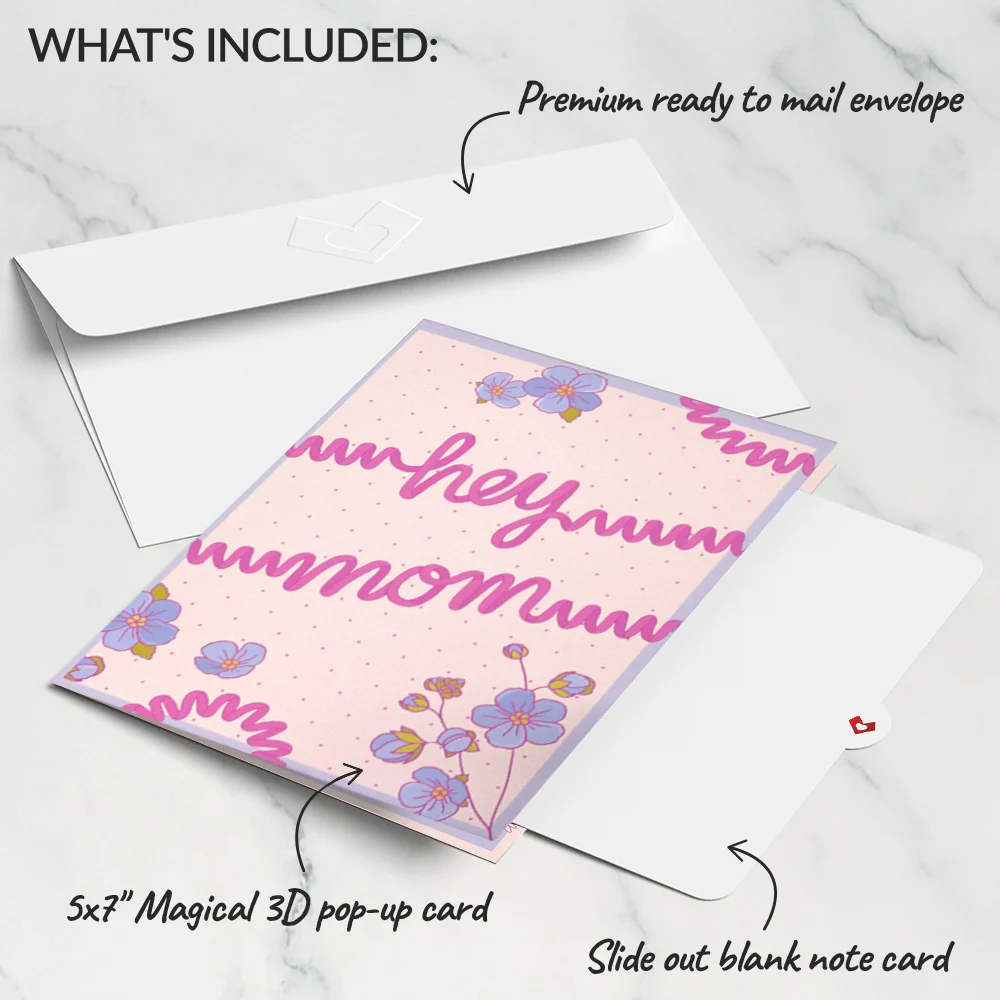 Lovepop 'Hey Mom' Vintage Phone Music and Lights Pop-Up Card - Image 6