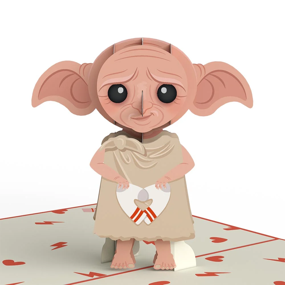 Lovepop Harry Potter Dobby Valentine’s Day Pop-Up Card & Flower Buds Bouquet Bundle - Image 4