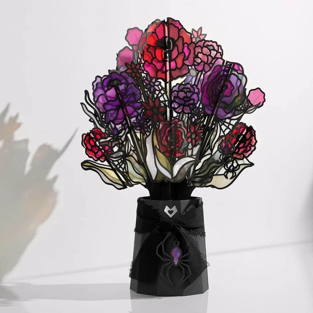 Lovepop Moonlit Amethyst Suncatcher Bouquet Vase - Image 5