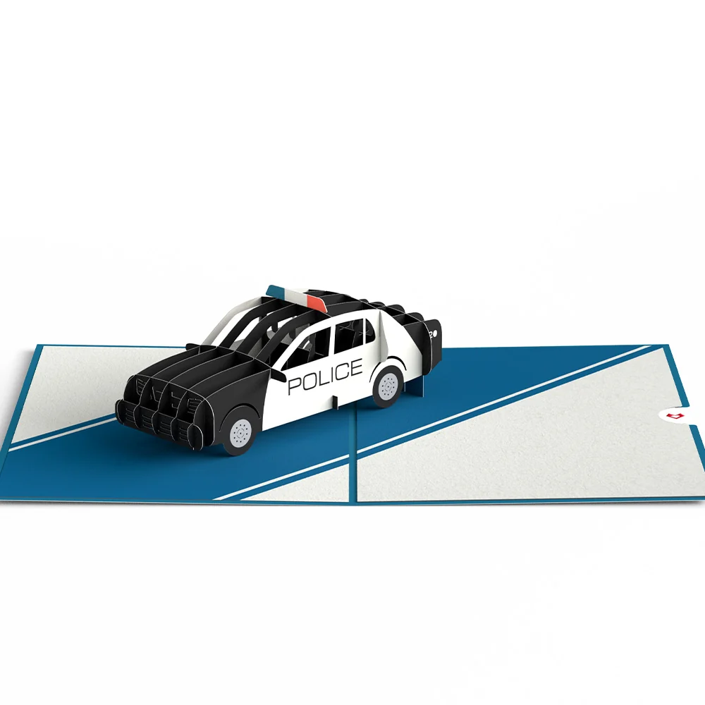 Lovepop Police Car Pop-Up Card - Image 3