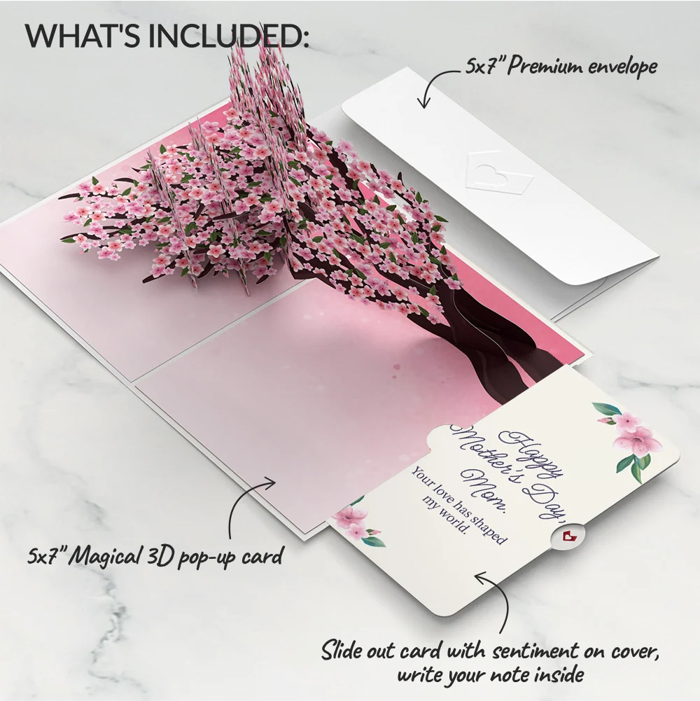 Lovepop Cherry Blossom Branches in Bloom Mother's Day Pop-Up Card and Sentiment Set for Mom — SKU SB-41A7AF-6EBB66BADDA68E - Image 2