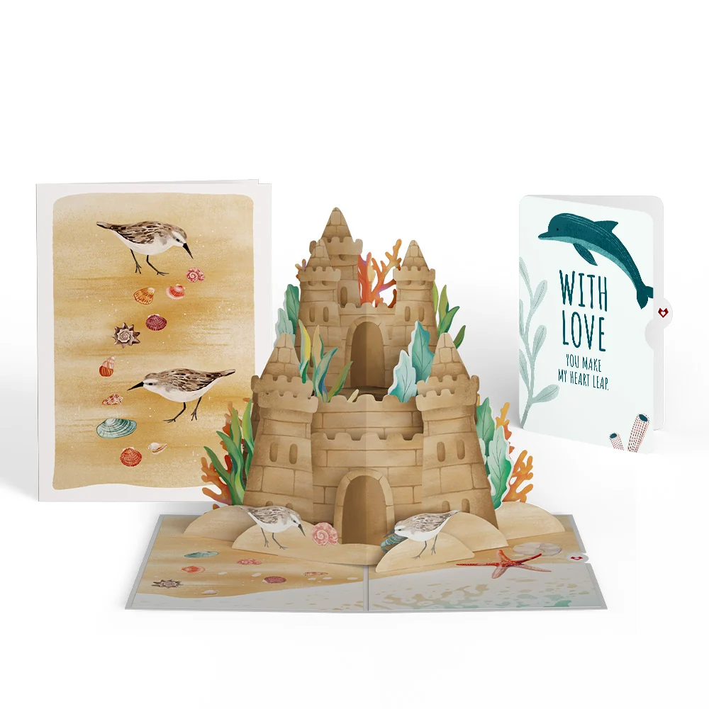 Lovepop Seaside Sandcastle Love Pop-Up Card and Sentiment Set