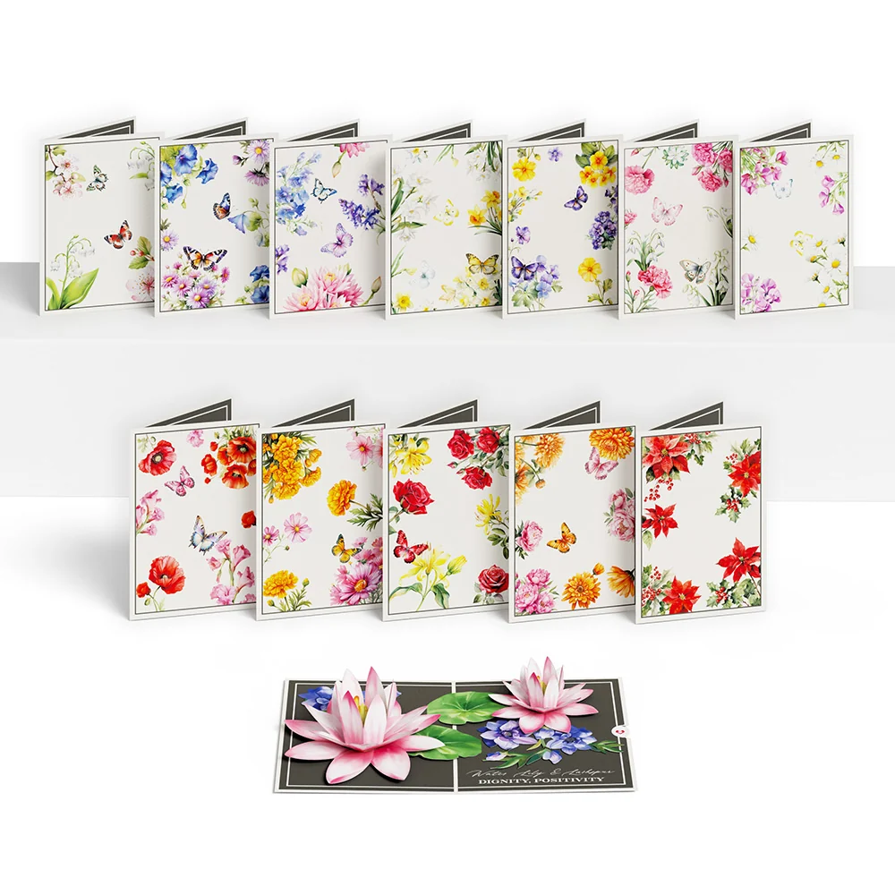 Lovepop Born to Bloom: A Year of Birth Month Flowers 12-Pack