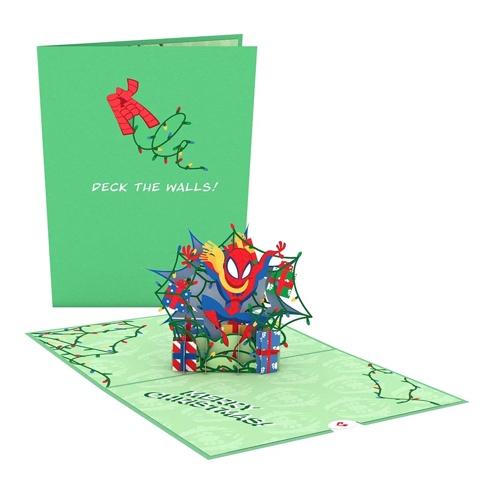 Lovepop Marvel's Spider-Man Deck the Walls Pop-Up Card