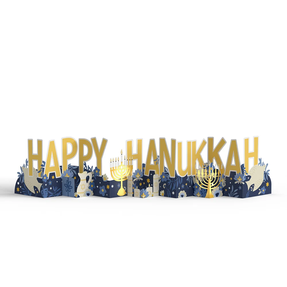 Lovepop Elegant Happy Hanukkah Loooooong Card (Expands to 2 feet) - Image 5