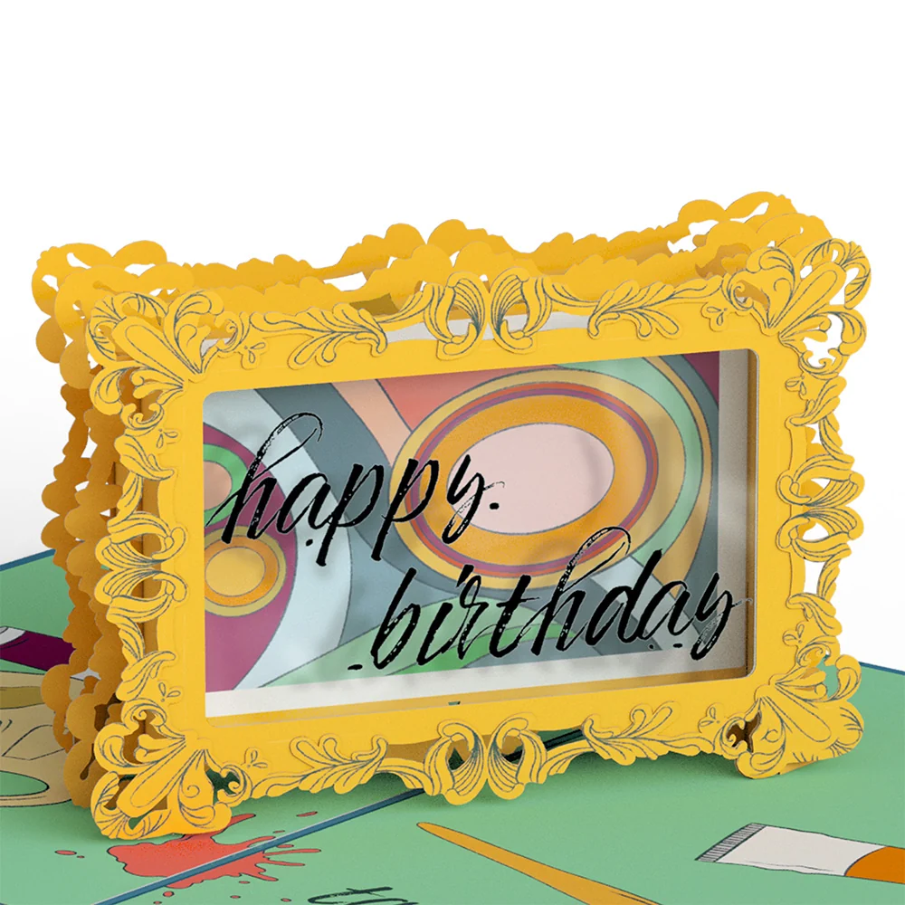 Lovepop Happy Birthday to a True Masterpiece Pop-Up Card - Image 2
