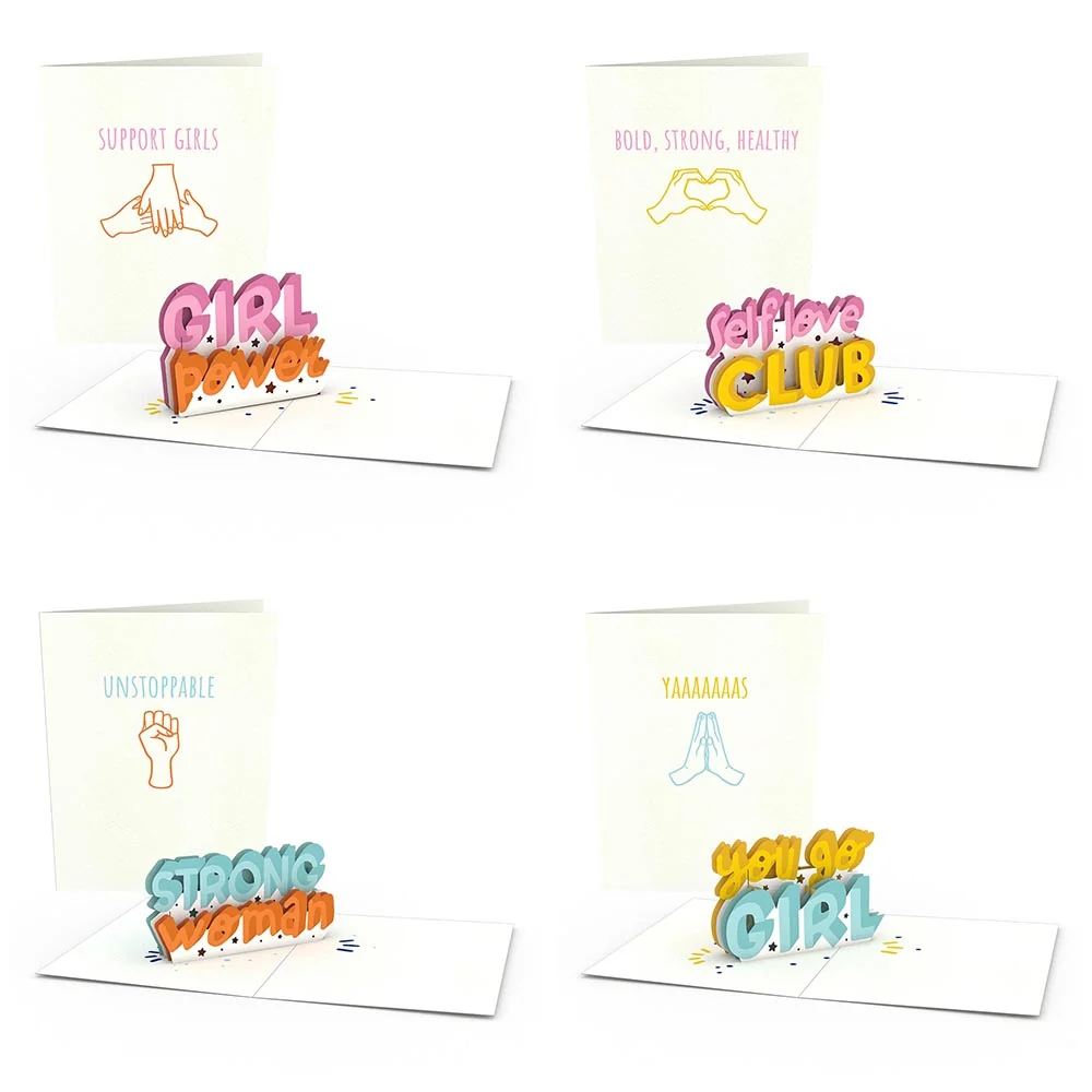 Lovepop Girl Power Notecards (Assorted 4-Pack)