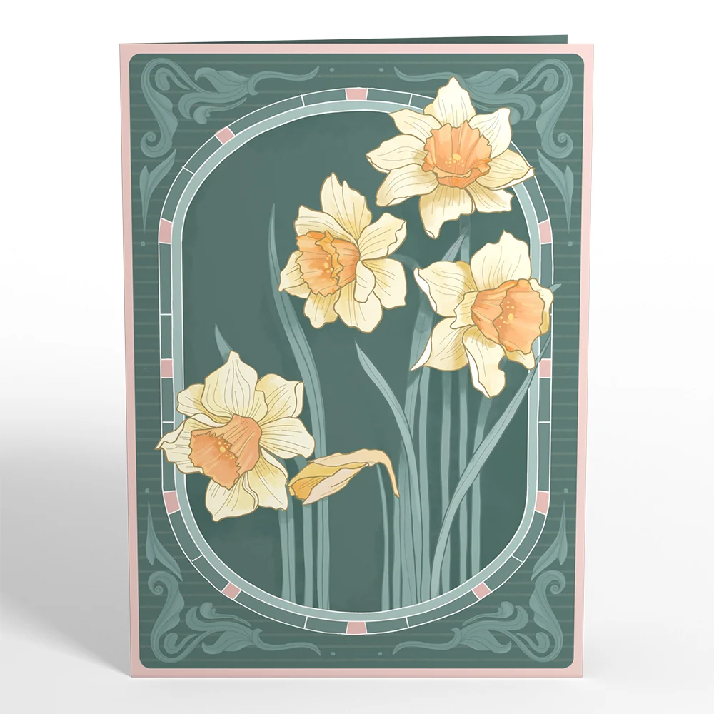 Lovepop Daffodils in Bloom Pop-Up Card & Luxe Bouquet Bundle - Image 4