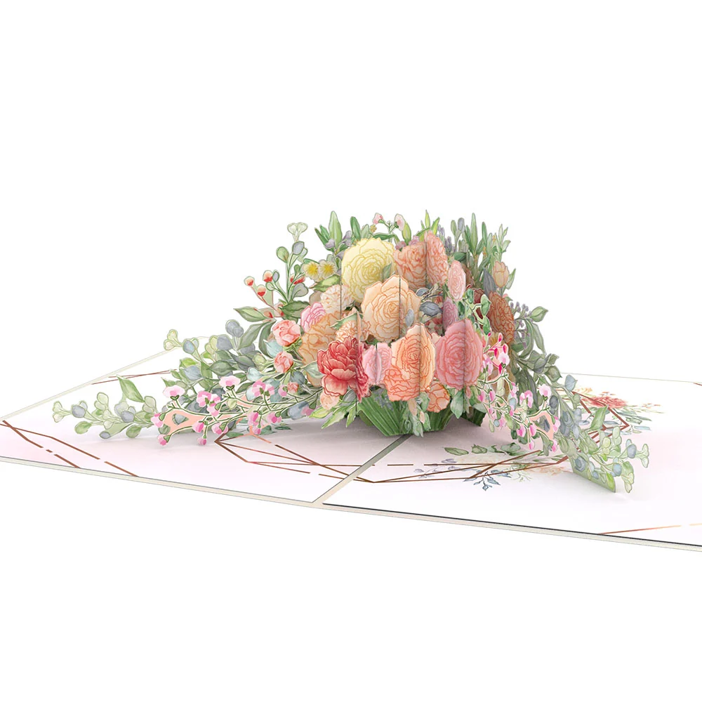 Lovepop Wedding Florals Pop-Up Card - Image 2