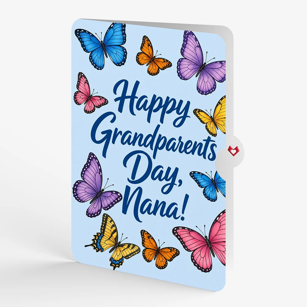 Lovepop Butterflies in Flight Pop-Up Card and Grandparents Day Sentiment Set - Image 4