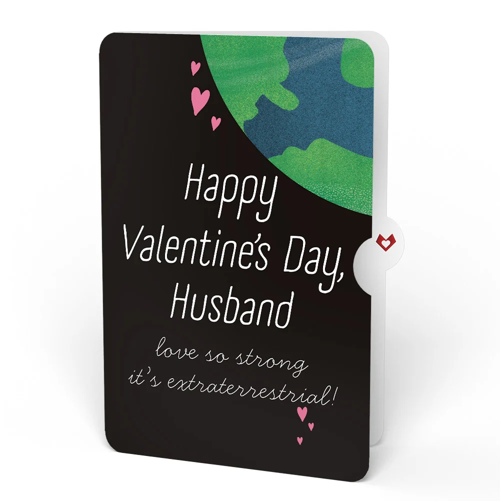 Lovepop You've Abducted My Heart Valentine Light-Up Pop-Up Card and Sentiment Set for Husband - Image 4