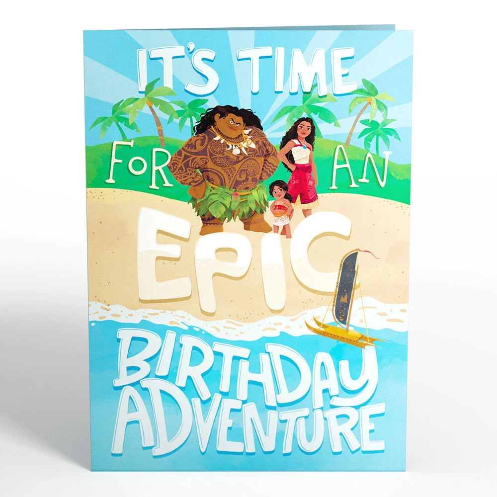 Lovepop Disney's Moana 2 Epic Birthday Pop-Up Card - Image 4