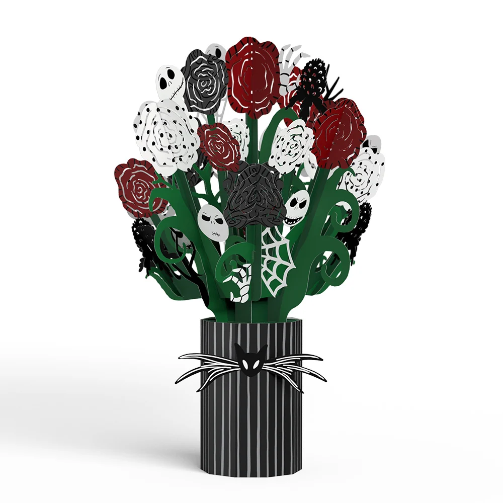Lovepop Disney Tim Burton’s The Nightmare Before Christmas Eternally Yours Pop-Up Card & Bouquet Bundle - Image 6