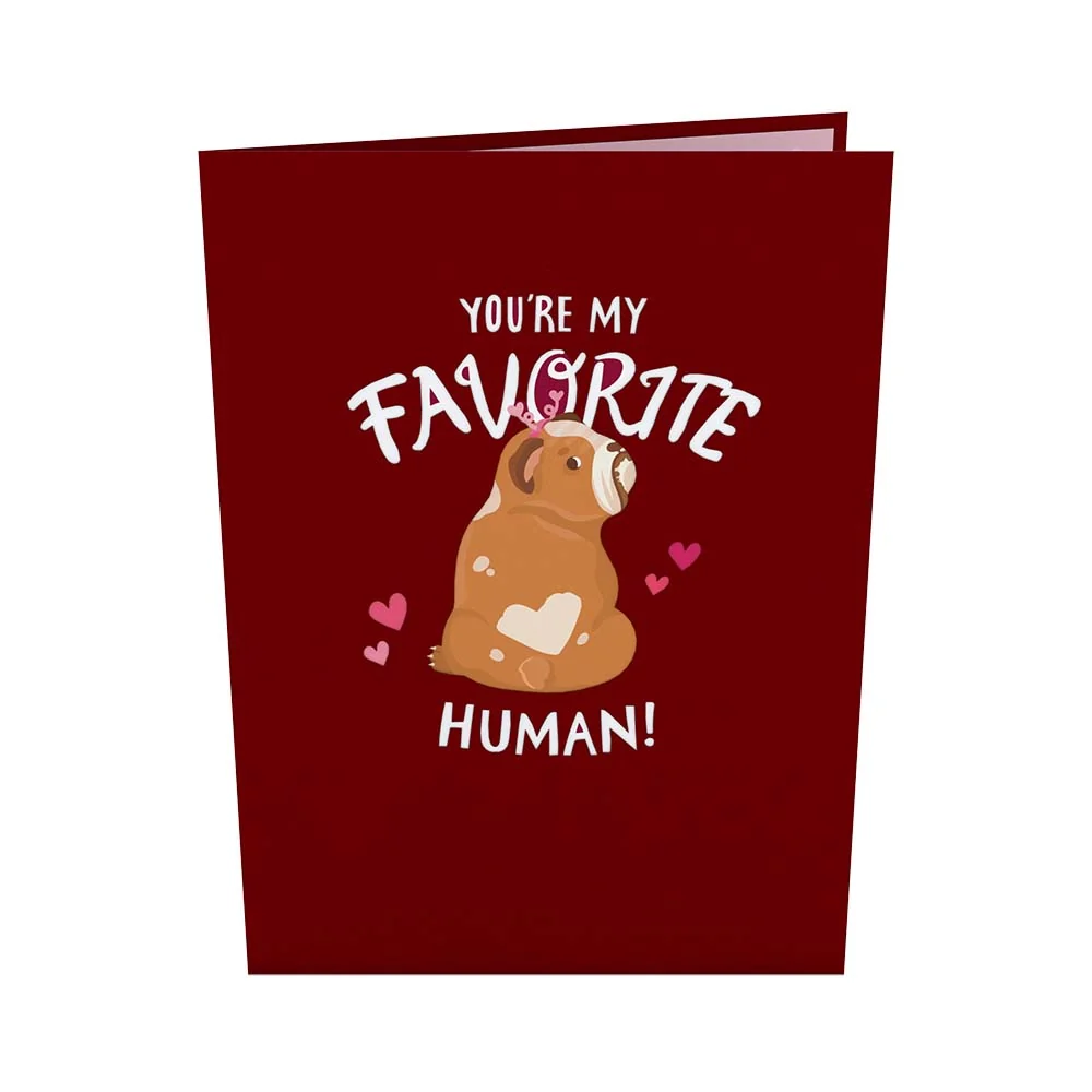Lovepop You’re My Favorite Human Pop-Up Card - Image 4
