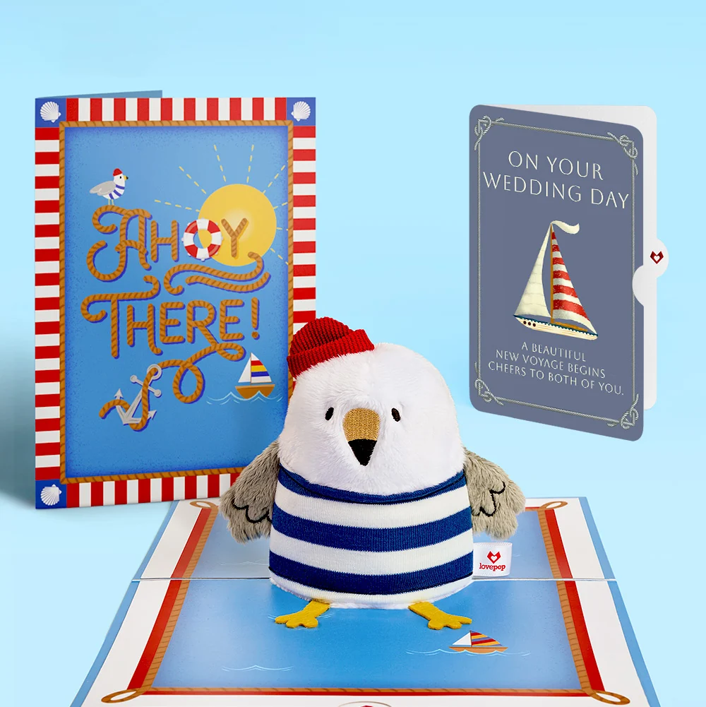 Lovepop 'Ahoy There' Wedding Plushpop Card and Sentiment Set