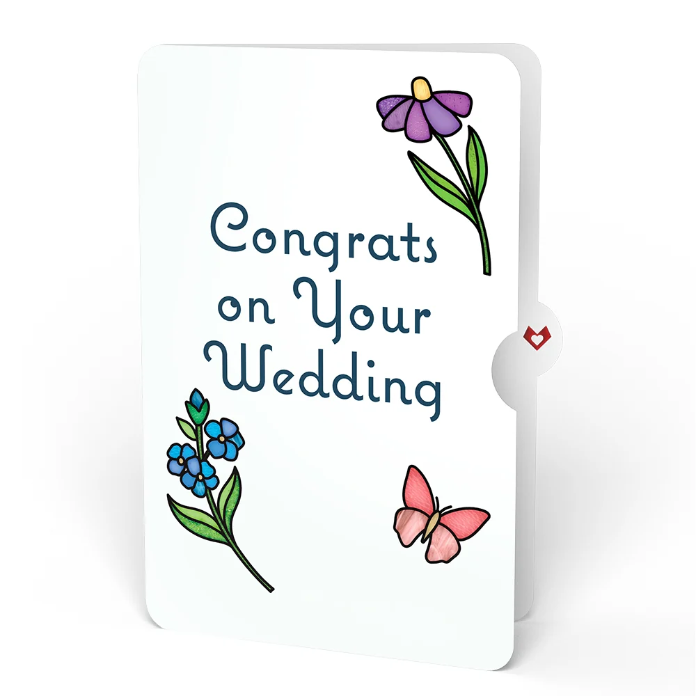 Lovepop Garden Glow Wedding Suncatcher Bouquet and Sentiment Set Glass - Image 4