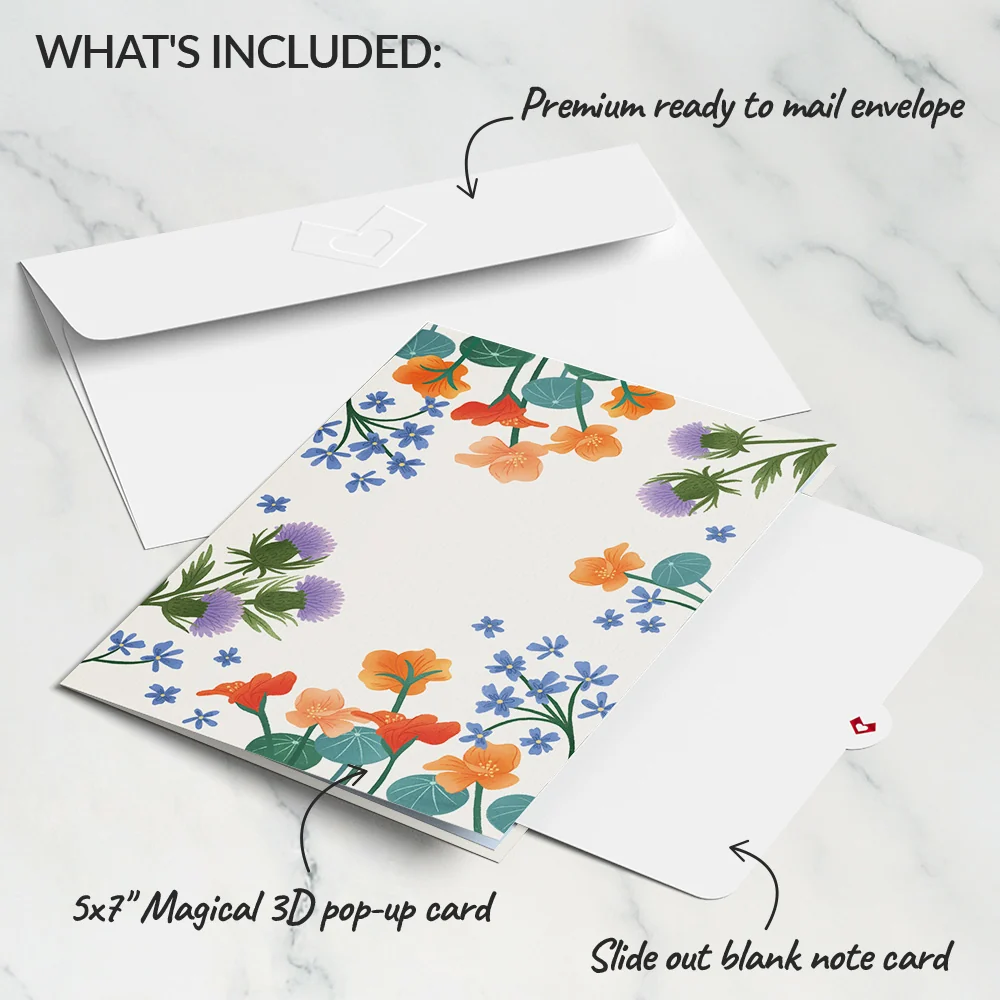 Lovepop Bouquet of Happiness Pop-Up Card Vase - Image 5